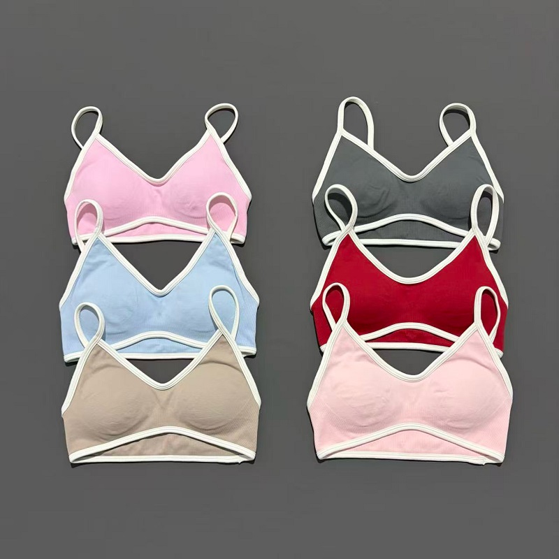 Pilates Yoga Workout - Women Sports Bra Adjustable High Support