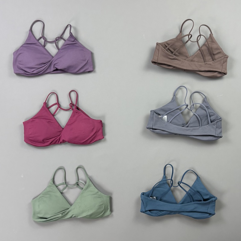 Pilates Yoga Workout - Vision Women Sports Bra V Neck