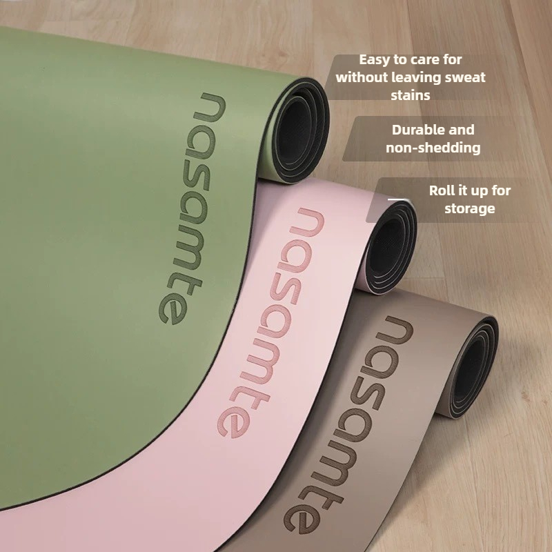 Pilates And Yoga Studio - Non-Slip Yoga Mats Pure Color Rubber