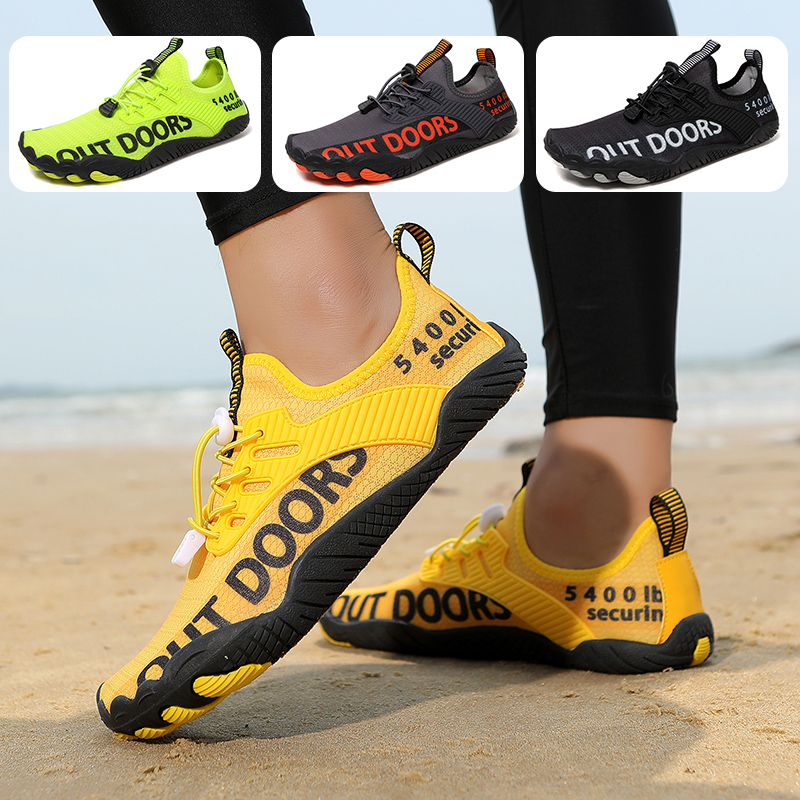 Pilates Yoga Grip Socks - Men Water Shoes Beach Barefoot Aqua