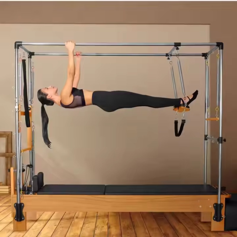 Pilates And Yoga Studio - YTYIN White Maple Wood Pilates Reformer