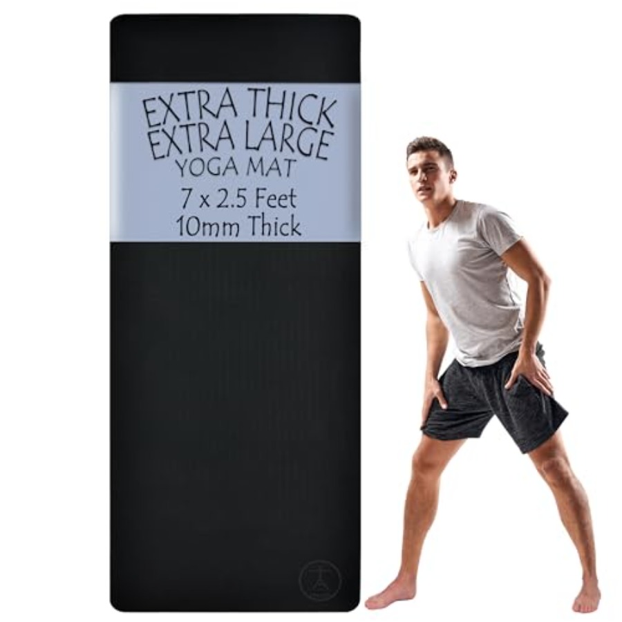 Pilates And Yoga Studio - Home workout yoga mat, extra thick