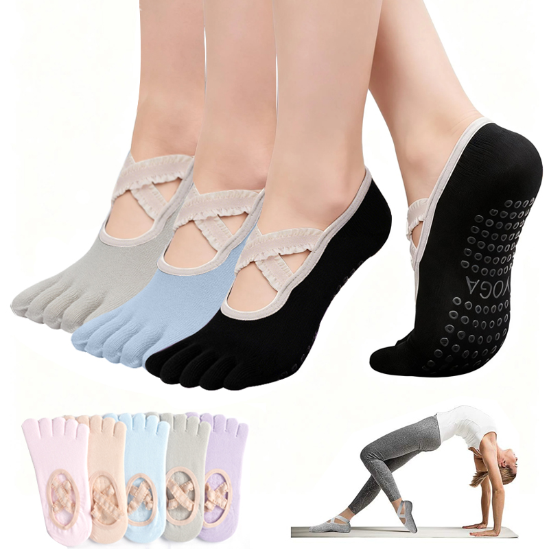 Ladies Non-Slip Pilates Socks  - Pilates And Yoga Studio review and price