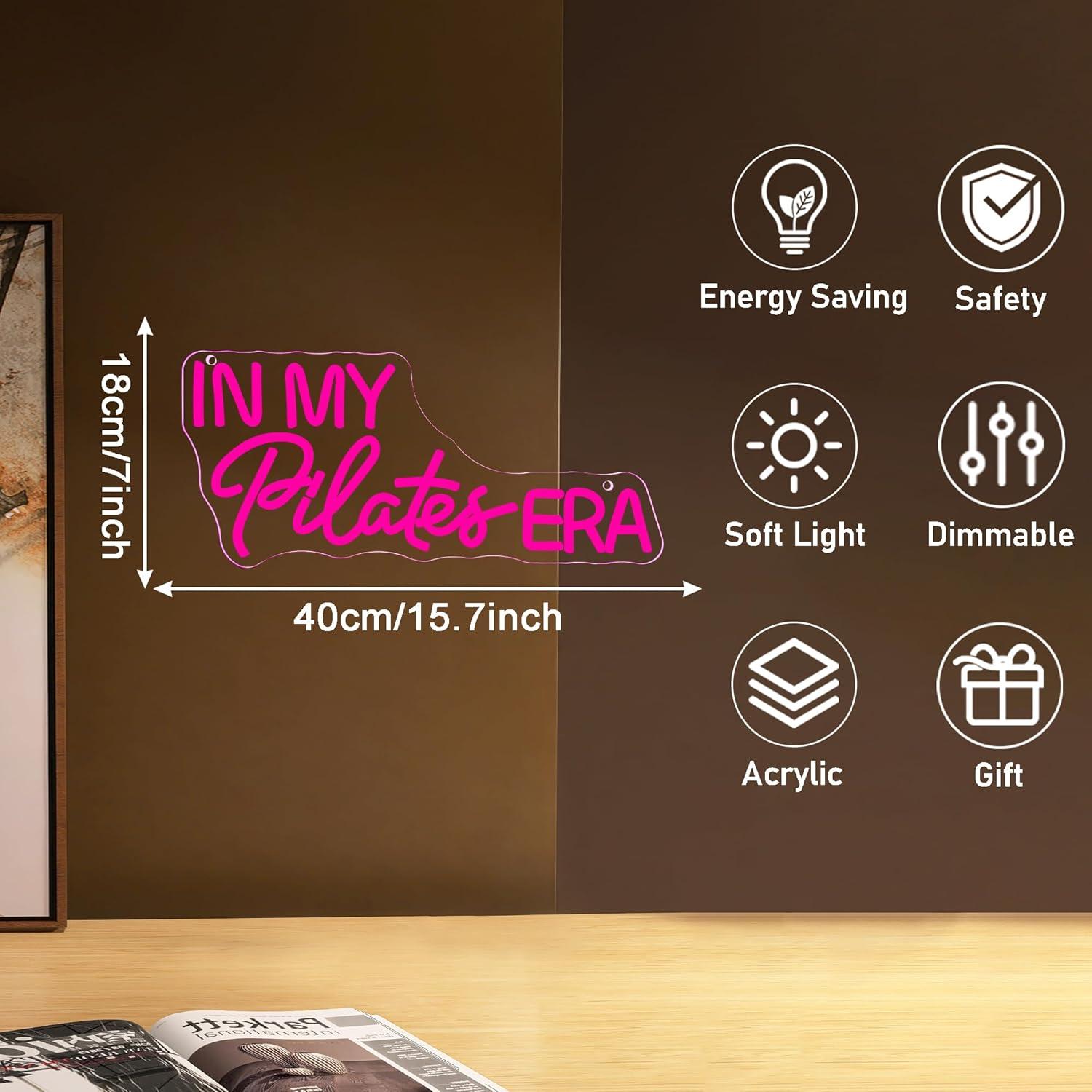In My Pilates Era Neon Sign Di - Pilates And Yoga Studio review and price
