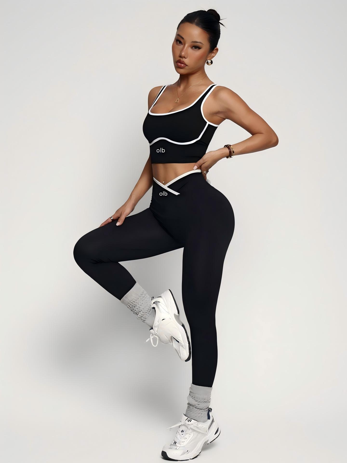 2-piece new sports bra vest pa - Pilates Yoga Set review and price