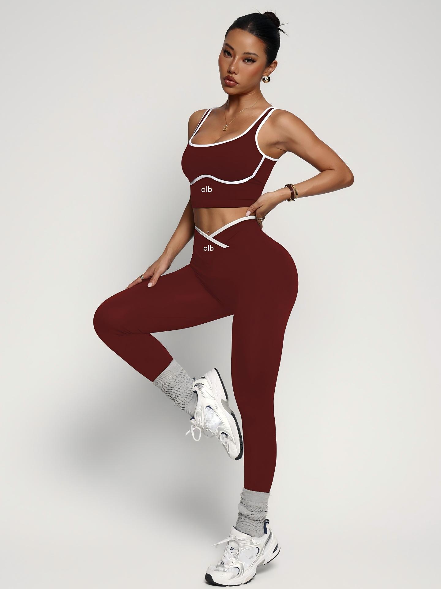 2-piece new sports bra vest pa - Pilates Yoga Set review and price