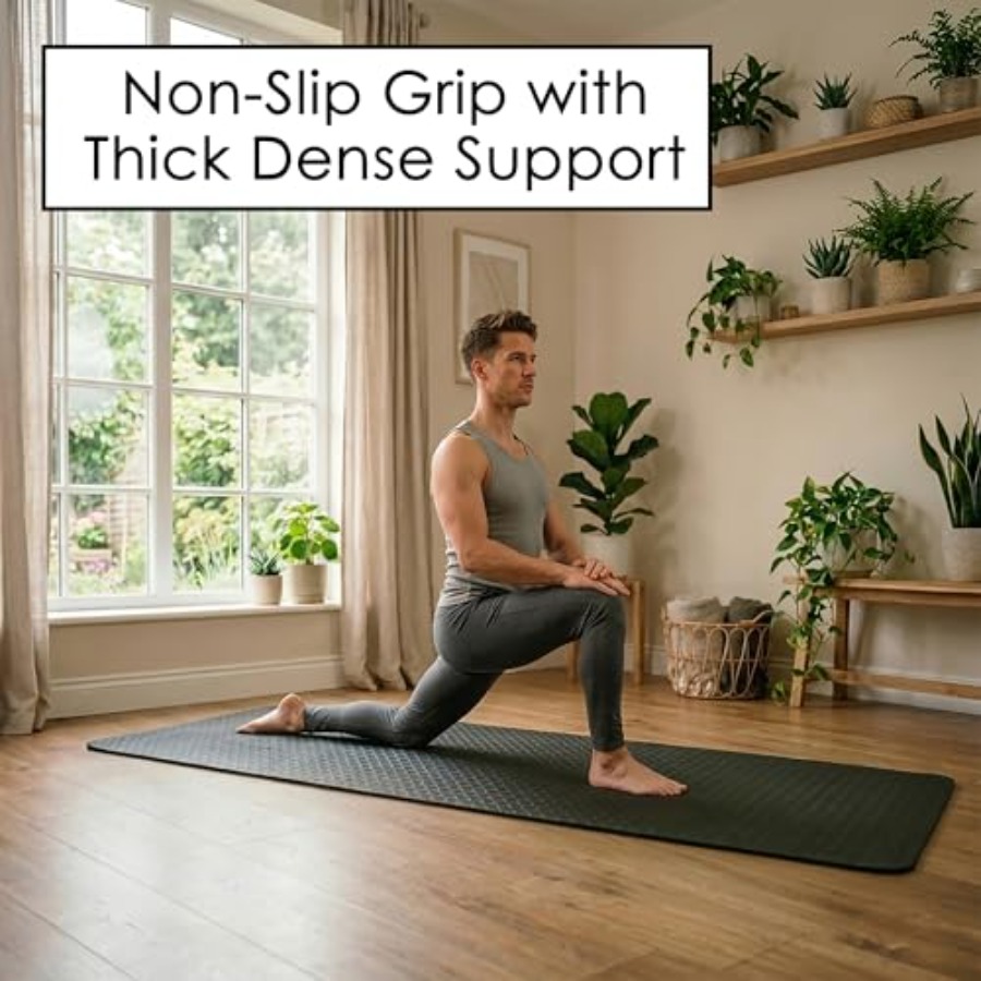Home workout yoga mat, extra t - Pilates And Yoga Studio review and price